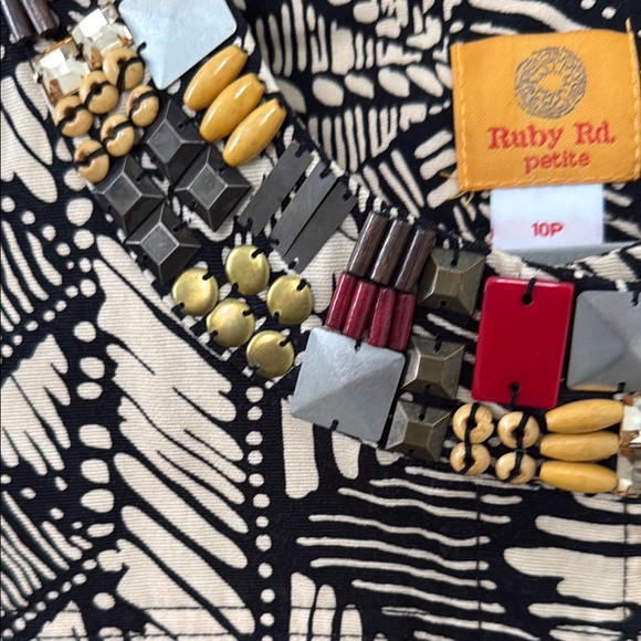 Ruby Rd. Black and Cream Jacket - Picture 5 of 10